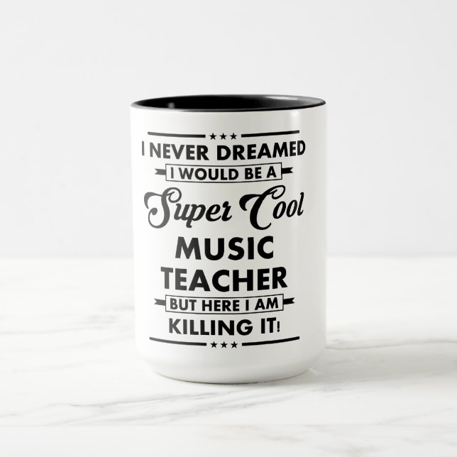 Lustiger Beruf/Beruf Super Cooler Lehrer Tasse (Zentrum)