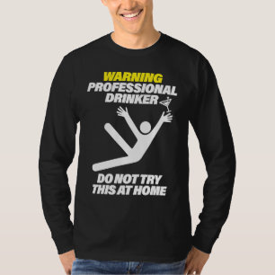 Lustiger Berufstrinker-Tauchbar-Pub-Crawl-T T-Shirt