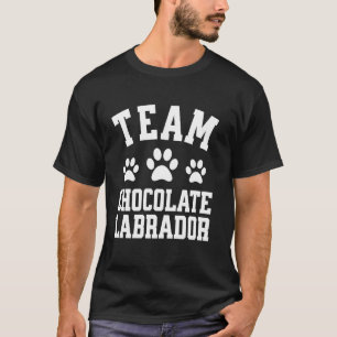 Lustiger Besitzer eines Chocolate Labrador Hundes T-Shirt