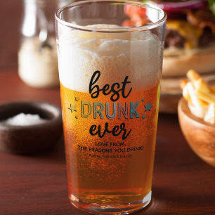 Lustiger Best-Trunken-Ever Vatertag Glas