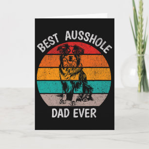 Lustiger bester Ausshole-Vater aller Zeiten Austra Karte