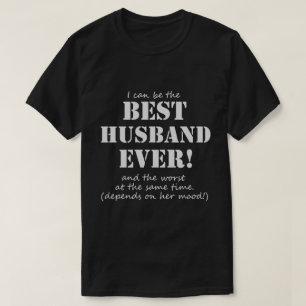 Lustiger bester Ehemann-überhaupt T - Shirt