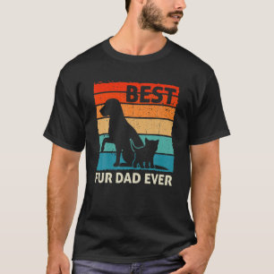 Lustiger Bester Fell-Vater Aller Zeiten Vintage Re T-Shirt