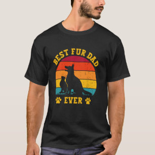 Lustiger Bester Fell-Vater Aller Zeiten Vintage Re T-Shirt