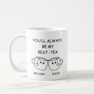 Lustiger bester Freund, personalisiertes Geschenk Kaffeetasse