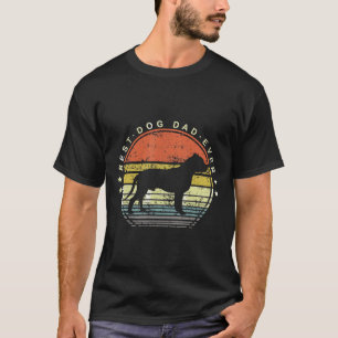 Lustiger bester Pitbull-Hundepapa aller Zeiten Vin T-Shirt