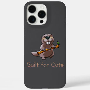 Lustiger Biber-Cartoon – Gebaut für Niedlichkeit iPhone 16 Pro Max Hülle