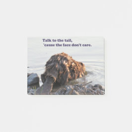 Lustiger Biber Post-it Klebezettel