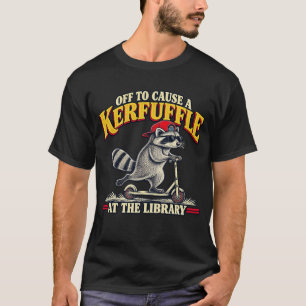 Lustiger Bibliothekar, der loszieht, um in der Bib T-Shirt