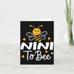 Lustiger Bienenliebhaber Nini zum Muttertag Karte