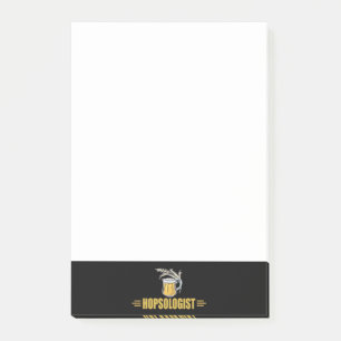Lustiger Bier-Hopsologe Post-it Klebezettel