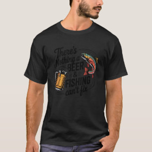 Lustiger Bierliebhaber-Angler - Bier und Angeln re T-Shirt