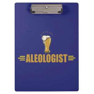 Lustiger Biertrinker Klemmbrett