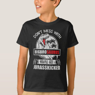 Lustiger BigBroSaurus Dinosaur Big Brother Geschen T-Shirt