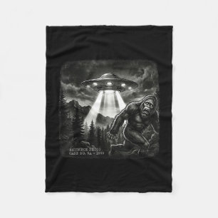 Lustiger Bigfoot-Alien-UFO-Vintage-Beweisfoto Fleecedecke