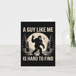 Lustiger Bigfoot Ein Typ wie ist schwer zu finden Karte