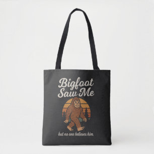 Lustiger Bigfoot "Er hat mich gesehen, aber nieman