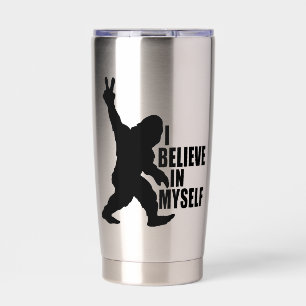 Lustiger Bigfoot - Ich glaube an mich selbst Thermobecher