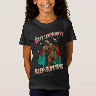 Lustiger Bigfoot Laufmotivation T-Shirt