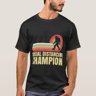Lustiger Bigfoot-Meister der sozialen Distanzierun T-Shirt