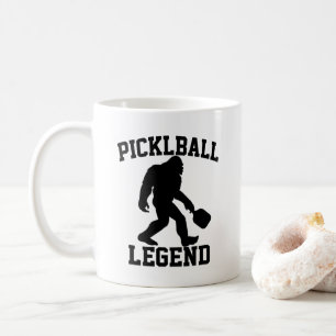 Lustiger Bigfoot-Pickleball-Legende Kaffeetasse