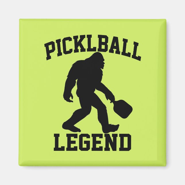 Lustiger Bigfoot-Pickleball-Legende  Magnet (Vorne)