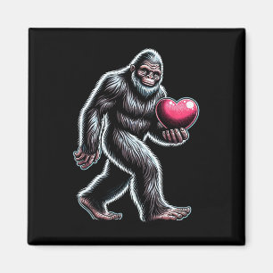 Lustiger Bigfoot Sasquatch Herz Männer Kinder Jung Magnet