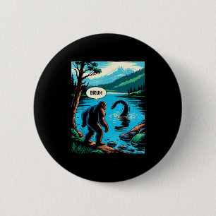 Lustiger Bigfoot Sasquatch Loch Ness Monster Intro Button