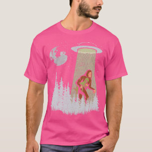 Lustiger Bigfoot trägt Alien, der Taco isst, Cool T-Shirt
