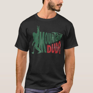 Lustiger Bigfoot-Typ im Gebirge T-Shirt