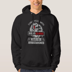 Lustiger BigSisSaurus Dinosaur Big Sister Geschenk Hoodie