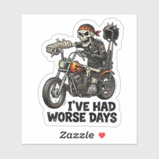 Lustiger Biker Aufkleber - Road Reaper Death Tarot
