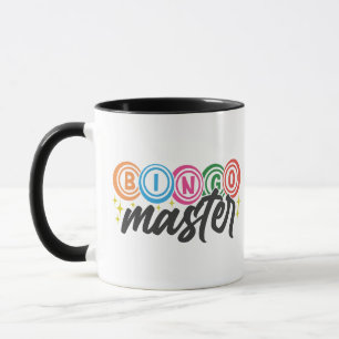 Lustiger Bingo-Meister Wortkunst Tasse