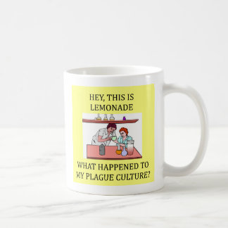 lustiger Biologie-Labradorwitz, lustiger Kaffeetasse