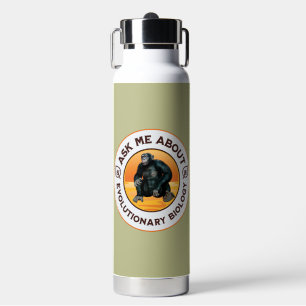 Lustiger Biologie-Lehrer Evolution Humor Geschenk Trinkflasche