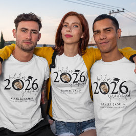 Lustiger Blick auf das Absolventenfoto Abschluss T-Shirt