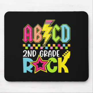 Lustiger Blitz Zurück Zur Schule 2. Klasse Rock Mousepad