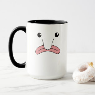 Lustiger Blobfisch Lustige Tiere Blobfisch Kostüm Tasse
