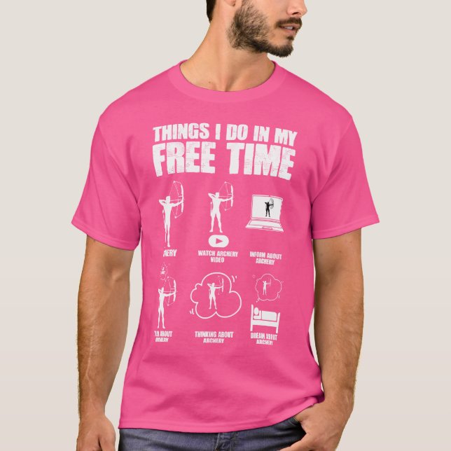 Lustiger Bogenschütze Bogen Pfeil Bogenschießen Bo T-Shirt (Vorderseite)