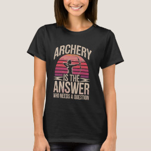 Lustiger Bogenschütze T-Shirt