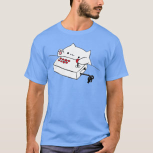 Lustiger Bongo-Katze Lustige süße Gamer-Meme-Katze T-Shirt