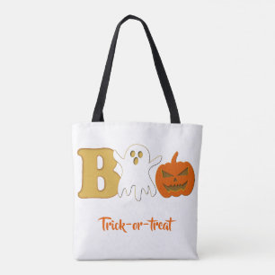 Lustiger Boo Halloween-Einkaufs-Tasche