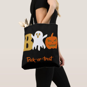 Lustiger Boo Halloween-Einkaufs-Tasche
