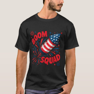 Lustiger Boom-Squad America-Sicherheitsdirektor T-Shirt