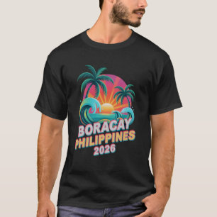 Lustiger Boracay Philippinen 2026 Urlaub Schwimmen T-Shirt