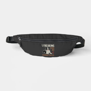 Lustiger Border Collie Liebes Hund Bauchtasche