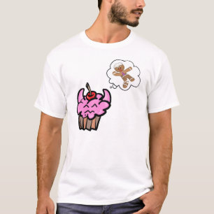Lustiger Böser Cookie-Killer-Cupcake T-Shirt