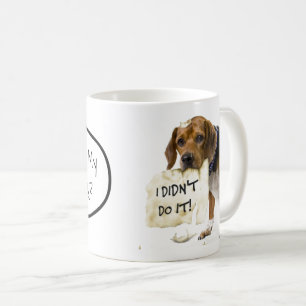 Lustiger Böser Hund Welpe Ich War's Nicht Kaffeeta Kaffeetasse