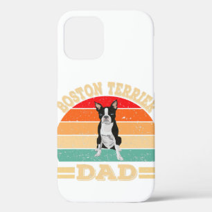 Lustiger Boston-Terrier-Vater-Druck Hund Vintage R Case-Mate iPhone Hülle
