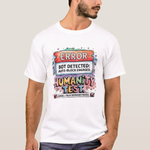 🤖Lustiger Bot-Detektor überprüfen Sie, ob Sie ein T-Shirt